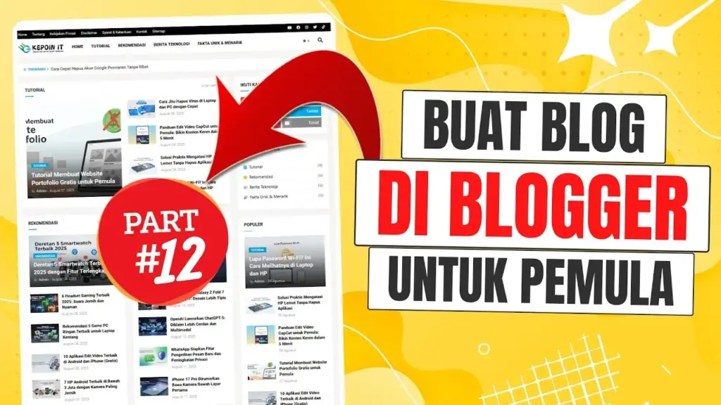 Cara Membuat Blog di Blogger untuk Pemula – Panduan Praktis Lengkap